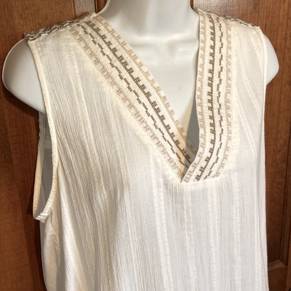 Prana Heloise Tunic lightweight tunic silhouette shirttail hem and embroidery XL - Picture 1 of 9